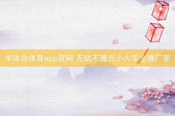 华体会体育app官网 无轨不雅光小火车坐褥厂家