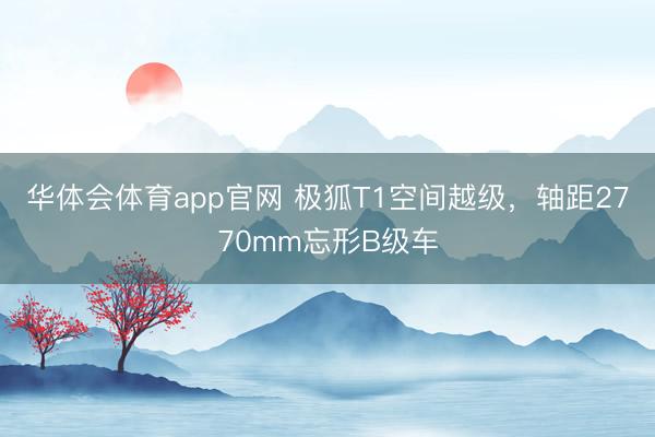 华体会体育app官网 极狐T1空间越级，轴距2770mm忘形B级车