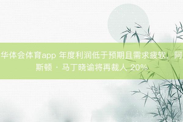 华体会体育app 年度利润低于预期且需求疲软，阿斯顿 · 马丁晓谕将再裁人 20%