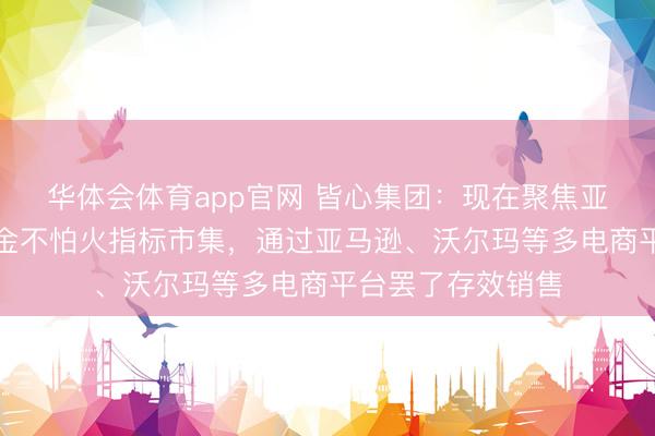 华体会体育app官网 皆心集团：现在聚焦亚洲、泰西等锻真金不怕火指标市集，通过亚马逊、沃尔玛等多电商平台罢了存效销售