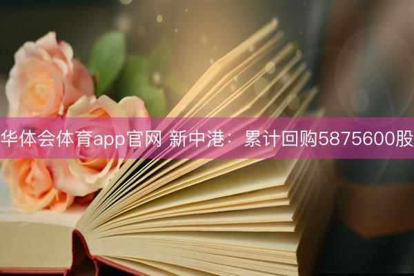 华体会体育app官网 新中港：累计回购5875600股