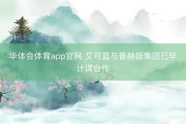华体会体育app官网 艾可蓝与普赫姆集团已毕计谋合作